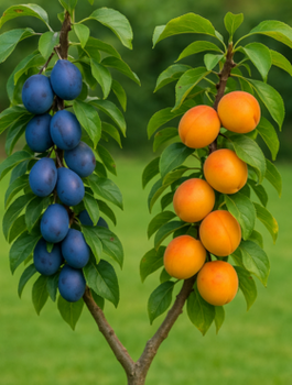 Duo Śliwa Węgierka Wczesna+ Early Orange Plant Pack